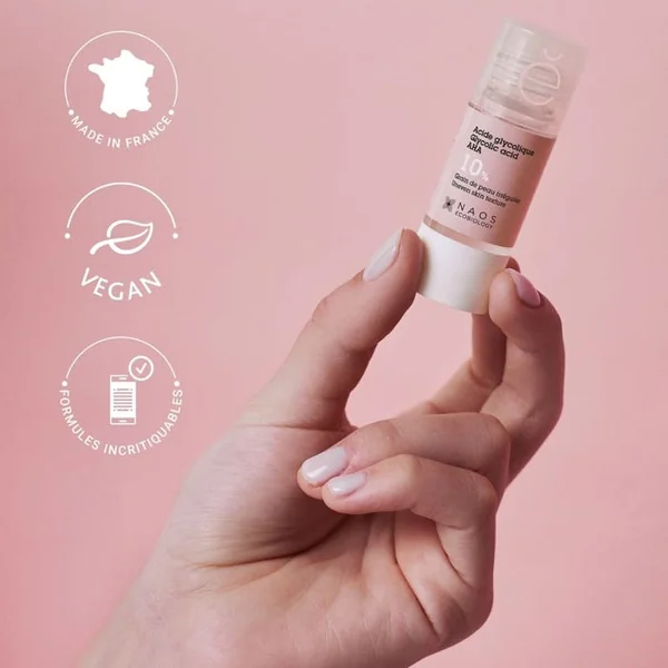 ACTIF PUR - Acide Glycolique AHA 10% - Grain de Peau Irrégulier - Visage, 15ml
