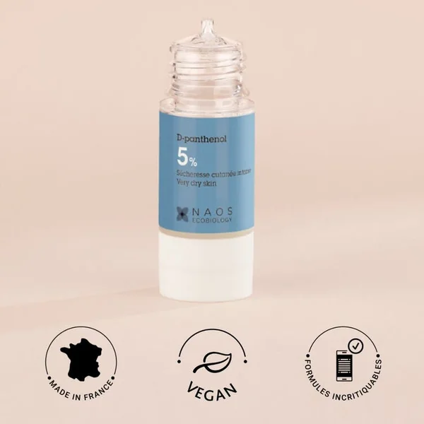 ACTIF PUR - D-Panthénol 5% - Sécheresse Cutanée Intense - Visage et Corps, 15ml