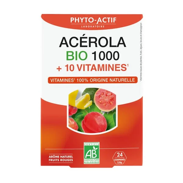Acérola Bio 1000 + 10 vitamines