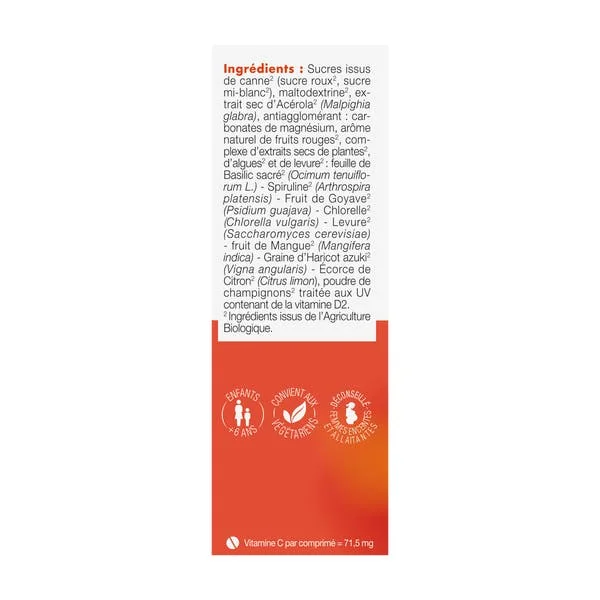 Acérola Bio 1000 + 10 vitamines