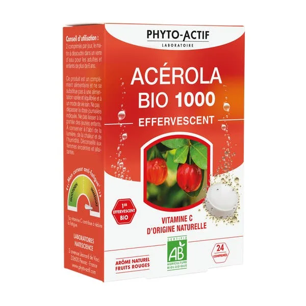 Acérola Bio 1000 effervescent