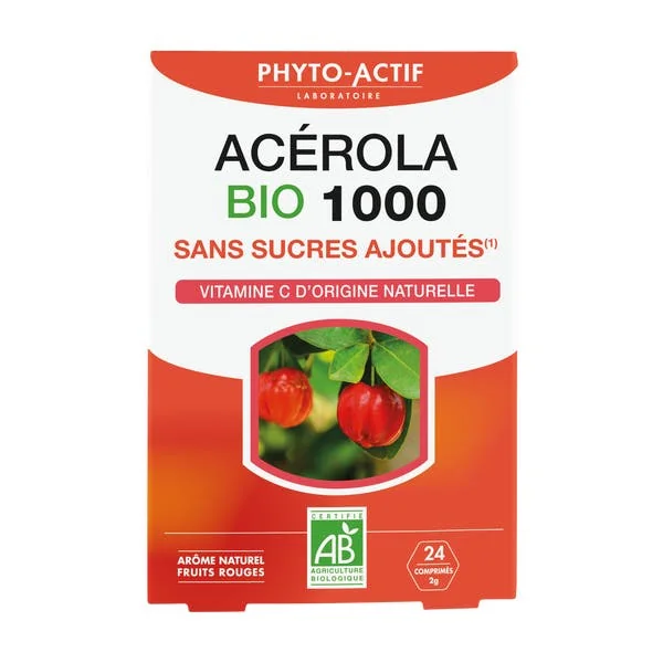 Acérola Bio 1000 sans sucres