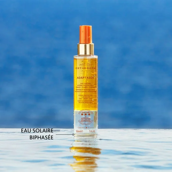 ADAPTASUN - Eau Solaire Hydra-Protectrice Soleil Fort - Visage, Corps et Cheveux - Tous Types de Peaux, 150ml