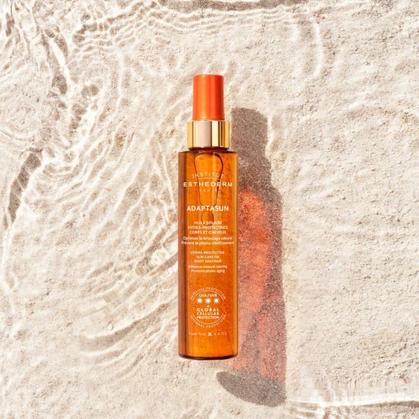 ADAPTASUN - Huile Solaire Hydra-Protectrice Soleil Fort - Corps et Cheveux, 150ml