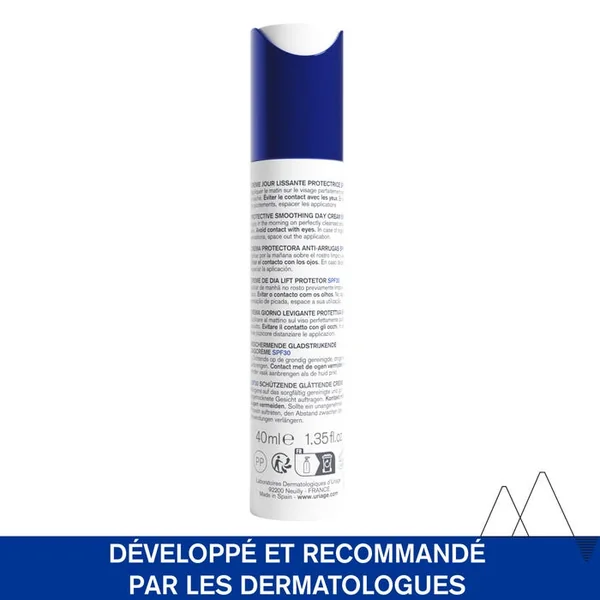 AGE LIFT - Crème de Jour Lissante Protectrice SPF30 - Tous Types de Peaux, 40ml