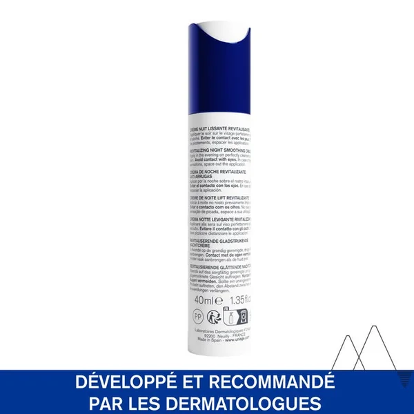 AGE LIFT - Crème de Nuit Lissante Revitalisante - Tous Types de Peaux, 40ml