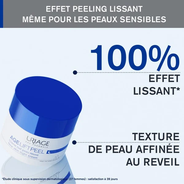 AGE LIFT PEEL - Crème de Nuit Peau Neuve - Tous Types de Peaux, 50ml