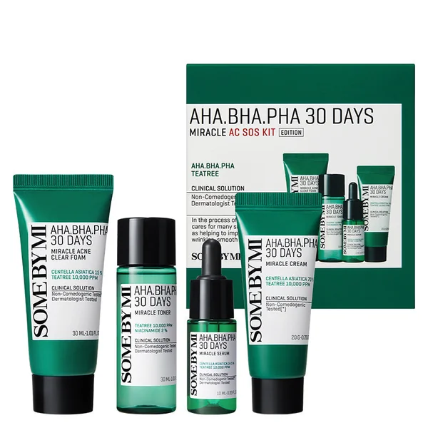 AHA BHA PHA 30 Days Miracle AC SOS Kit (100% de remise)