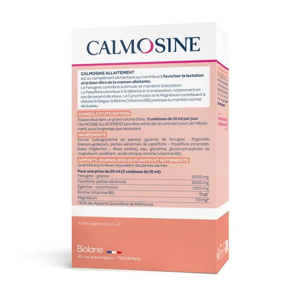ALLAITEMENT - Complément Alimentaire Allaitement - Solution Buvable pour les Mamans, 14 Dosettes de 10ml