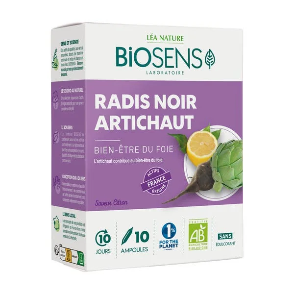 Ampoule Bien-être du foie - Radis noir et artichaut - bio