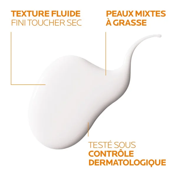 ANTHELIOS UVMUNE 400 - SPF50+ Fluide Solaire Visage Matifiant Avec Parfum, Peaux Mixtes à Grasses, 50ml
