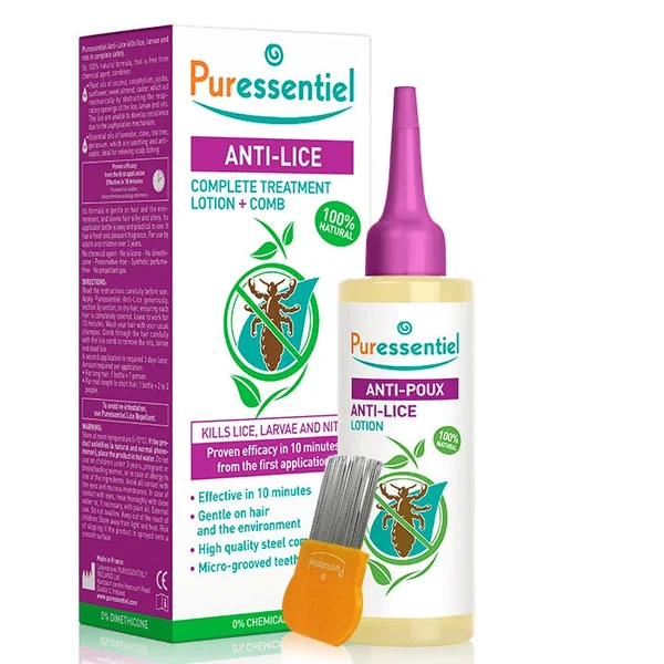 Anti-Poux - Lotion et Peigne, 100ml