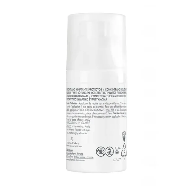 ANTIROUGEURS ROSAMED - Concentré Hydratant Protecteur SPF50+ - Visage - Peaux Sensibles Sujettes aux Rougeurs, 30ml