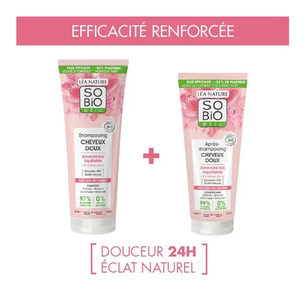 Après-shampooing cheveux doux Lait d'amande