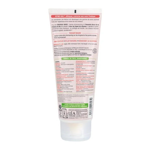 Après-shampooing cheveux doux Lait d'amande