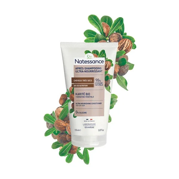 Après-shampooing ultra-nourrissant Karité bio et Kératine végétale