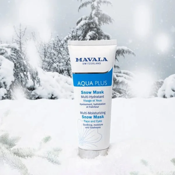 AQUA PLUS - Snow Mask Multi-Hydratant - Visage et Yeux - Peaux Déshydratées, 75ml