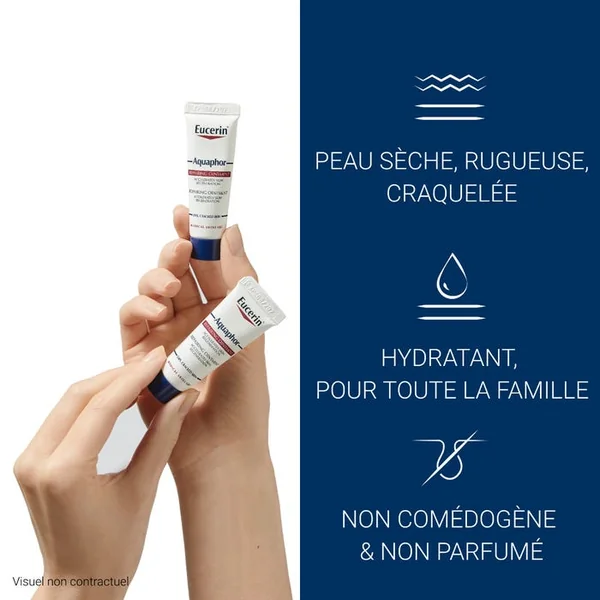 AQUAPHOR - Baume Réparateur Cutané - Visage et Corps - Peaux Sèches, 2x10ml