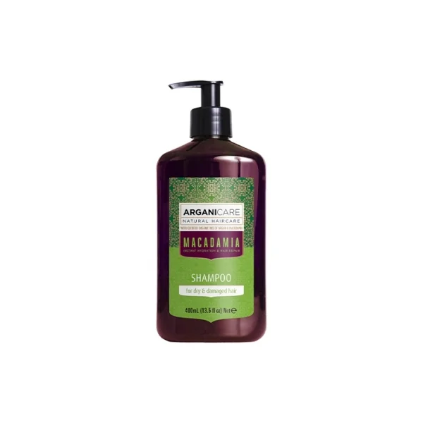 Arganicare Shampooing Hydratant Cheveux Secs & Abîmés Macadamia