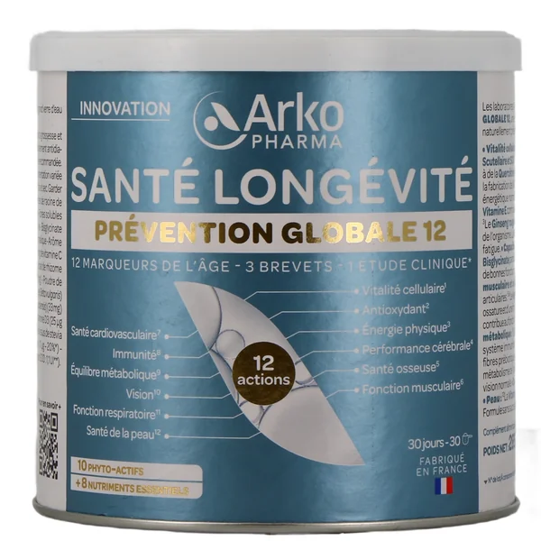 Arkopharma Santé Longévité Prévention Globale 12