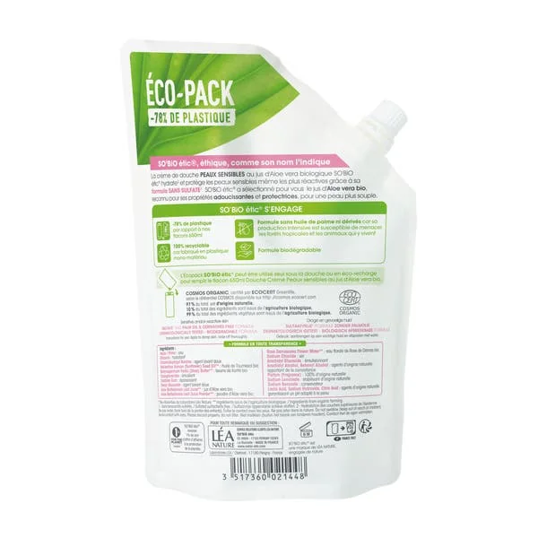 ARRET - Ecopack douche crème Aloe Vera