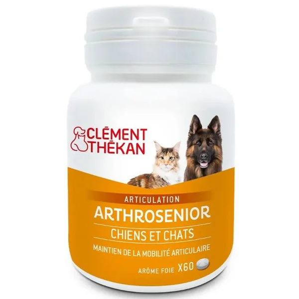 Arthrosenior Maintien de la Mobilité Articulaire - Chiens et Chats, 60 Comprimés