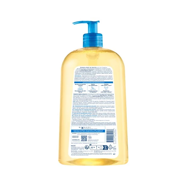 ATODERM - Huile de Douche Lavante Relipidante Anti-Irritations - Visage et Corps - Peaux Très Sèches à Irritées, 1L