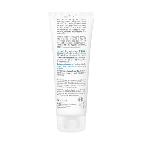 ATODERM INTENSIVE BAUME - Soin Ultra-Apaisant - Visage et Corps - Peaux Irritées à Tendance Atopique, 75ml