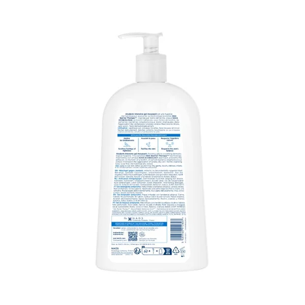ATODERM INTENSIVE - Gel Moussant Ultra-Apaisant - Peaux Sensibles Très Sèches à Atopiques, 500ml