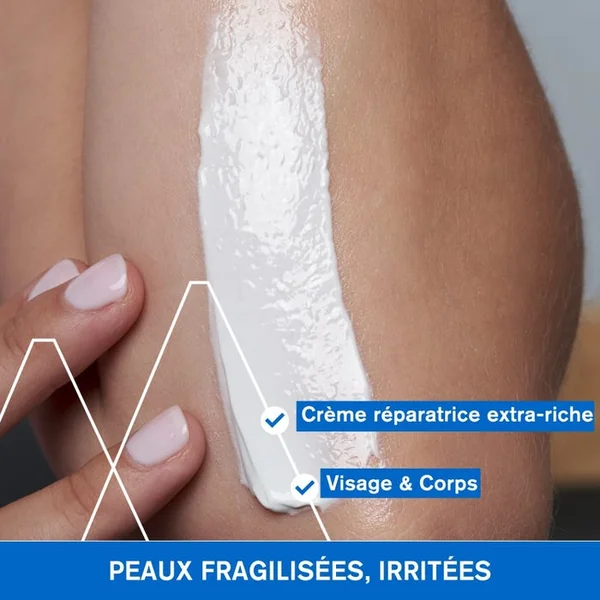 BARIÉDERM-CICA - Crème Réparatrice au Cuivre-Zinc - Visage et Corps - Peaux Fragilisées et Irritées, 40ml