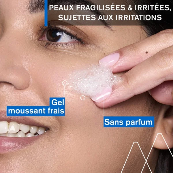 BARIÉDERM-CICA - Gel Nettoyant au Cuivre-Zinc - Visage et Corps - Peaux Fragilisées et Irritées, 200ml