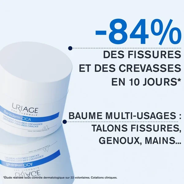 BARIÉDERM-CICA - Onguent Fissures Crevasses - Corps - Peaux Sensibles et Irritées, 40g