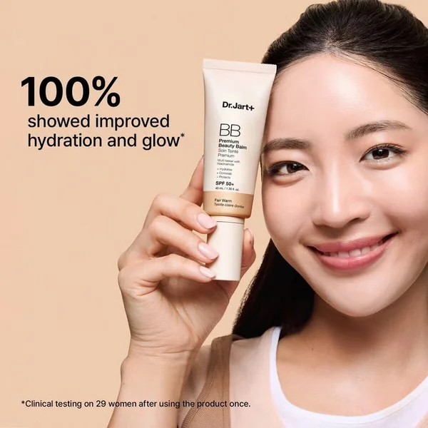 Baume de Beauté Premium - BB Crème SPF50 - 03 Teinte Medium - Tous Types de Peaux, 40ml