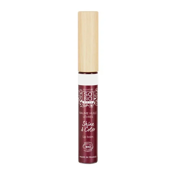 Baume huile à lèvres, Shine & Color - 40 Framboise sublime