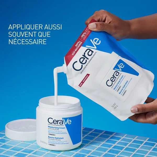 Baume Hydratant Eco-Recharge - Visage et Corps Pour les Peaux Sèches à Très Sèches, 454g