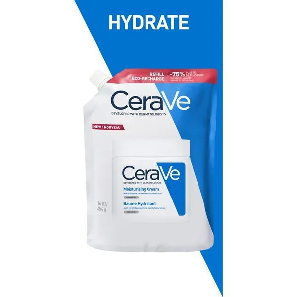 Baume Hydratant Eco-Recharge - Visage et Corps Pour les Peaux Sèches à Très Sèches, 454g