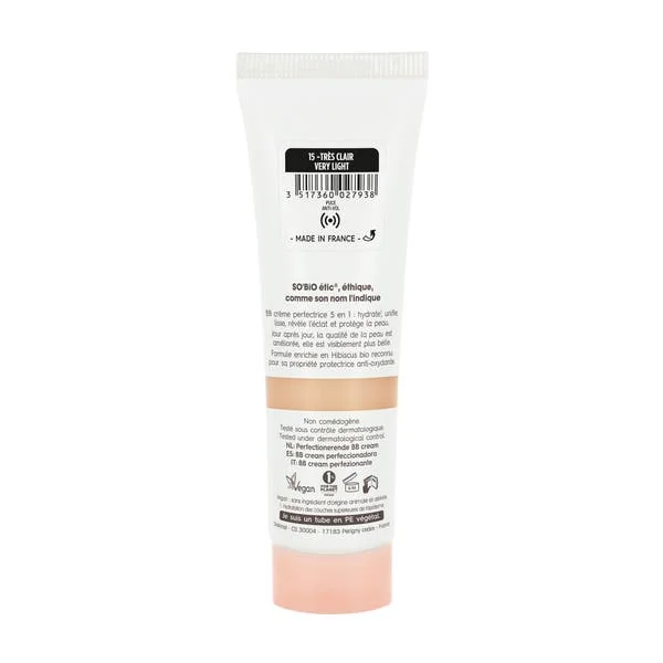 BB crème 5 en 1, Perfect - 15 Très Clair