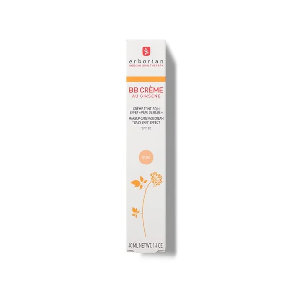BB Crème au Ginseng SPF20 - Teinte Dorée - Tous Types de Peaux, 40ml