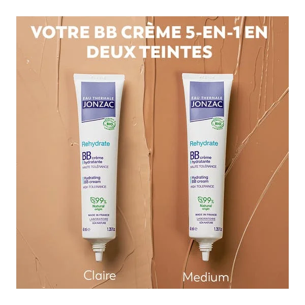 BB crème hydratante teinte médium