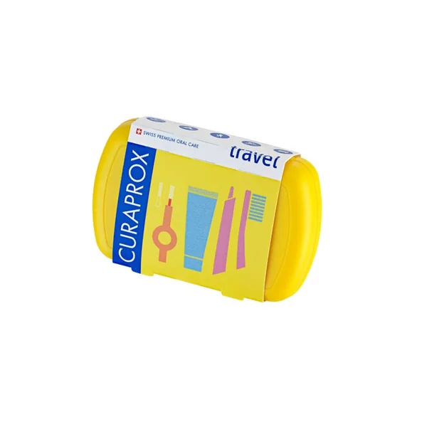 BE YOU - Travel Set - Dentifrice Pastèque Douce 10ml + Brosse à Dents Compacte + Deux Brossettes Interentaires