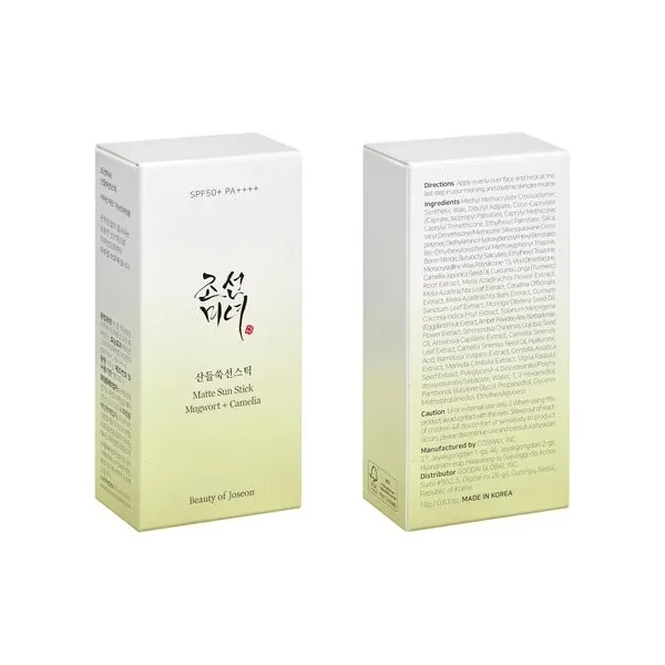 Beauty Of Joseon Matte Sun Stick : Mugwort+Camelia Spf50 Pa++++