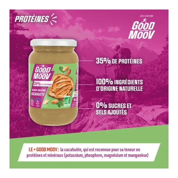 Beurre de Cacahuète protéiné bio