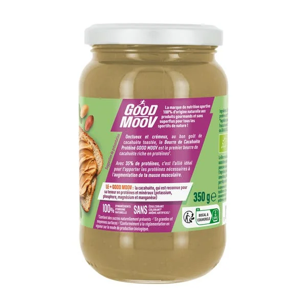 Beurre de Cacahuète protéiné bio