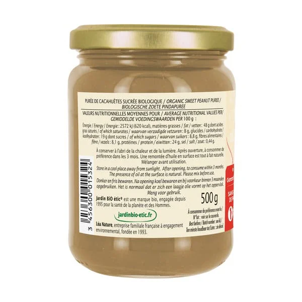 Beurre de Cacahuète Sucré