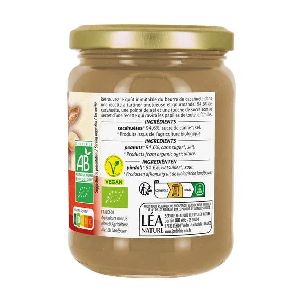 Beurre de Cacahuète Sucré