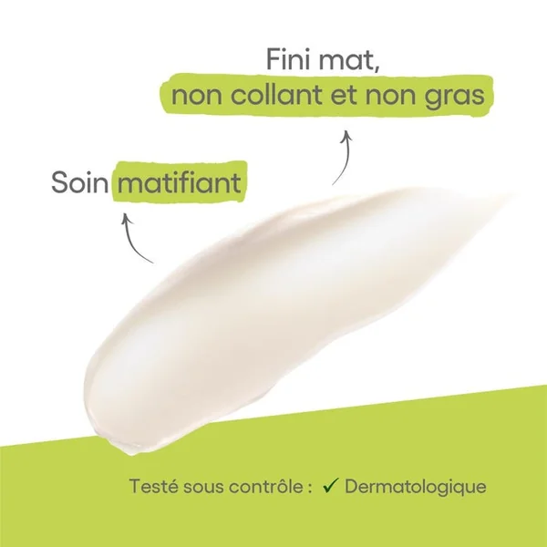BIOLOGY AC GLOBAL - Soin Matifiant Anti-Imperfections Bio - Visage et Dos - Peaux Grasses à Tendance Acnéique, 40ml