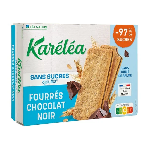 Biscuits fourrés Chocolat noir