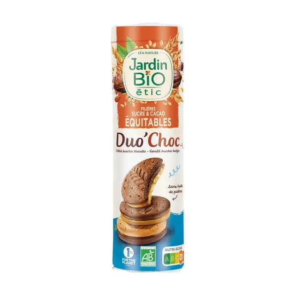 Biscuits Fourrés Duo Choc