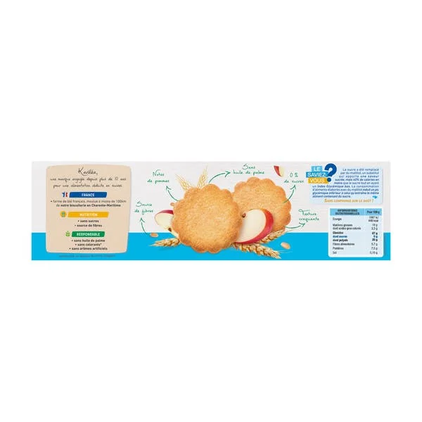 Biscuits saveur Pomme sans sucres