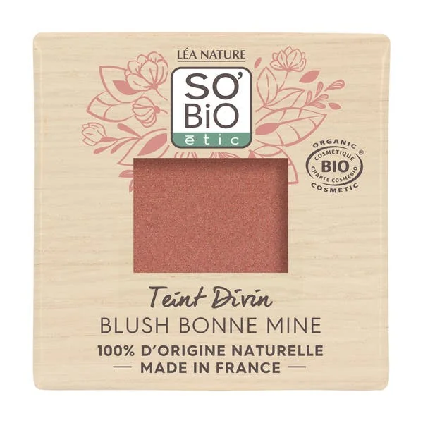 Blush bonne mine, Teint Divin - 01 Bois de rose